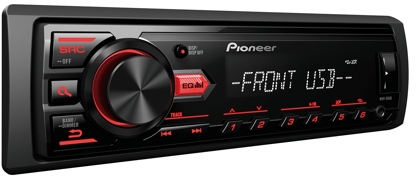 Pioneer MVH-85UB, Car Audio, Media receivers