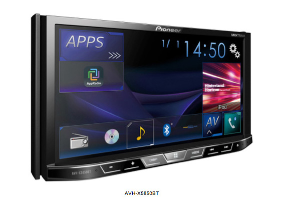 Pioneer double din on sale media player