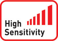 high sensitivity