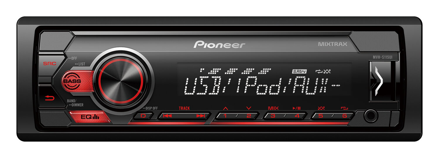 Autoradio PIONEER MVH-15OUI USB CD RDS iPhod - Équipement auto