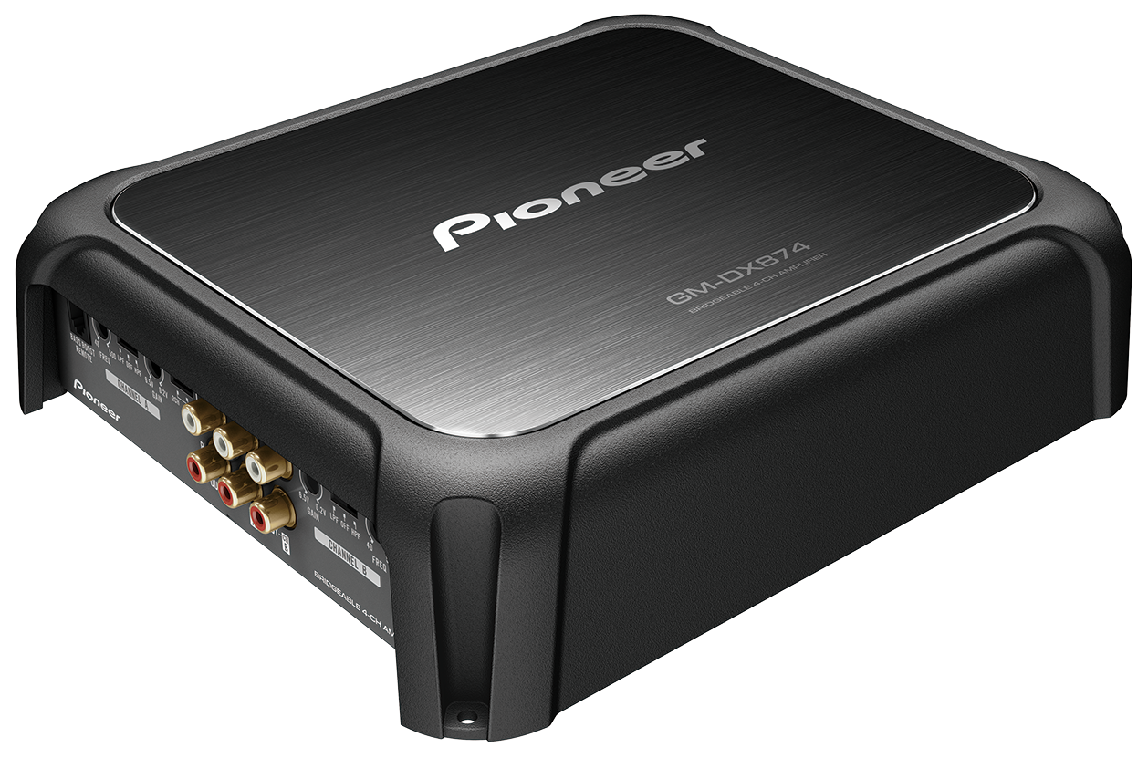 Pioneer GM-DX874 4-Channel Bridgeable Amplifier with Bass Boost Remote 